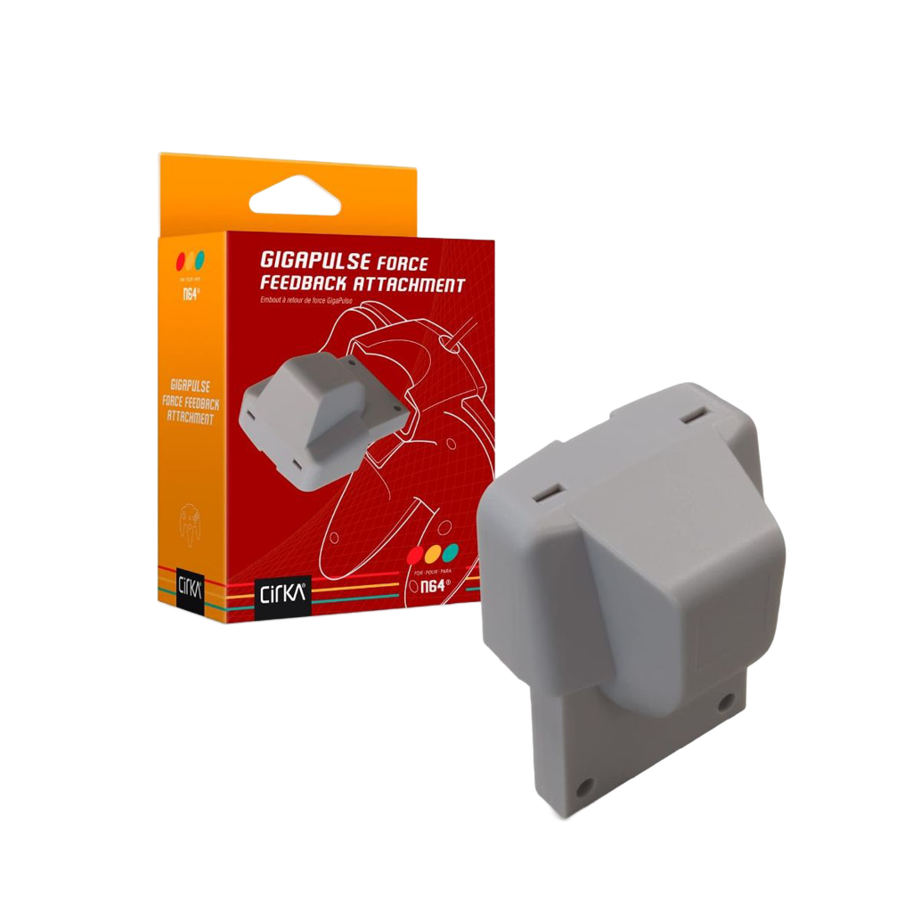 Hyperkin GigaPulse フォースフィードバックアタッチメント ニンテンドー64対応 振動パック N64実機コントローラー周辺機器