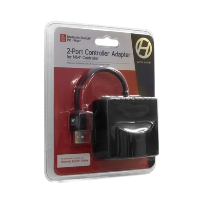 Hyperkin 2ポート N64コントローラー USBアダプター Switch PC Mac対応 N64周辺機器