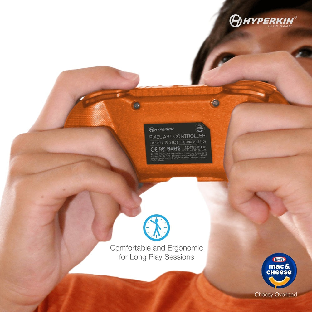 Hyperkin 限定版 ピクセルアート Bluetooth ワイヤレスゲームコントローラー｜公式クラフト マック＆チーズ