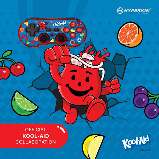 Hyperkin 限定版 ピクセルアート Bluetooth ワイヤレスゲームコントローラー｜公式クールエイド（オー・イェー）エディション