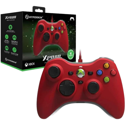 Hyperkin Xenon 有線コントローラー｜Xbox One/Xbox Series X・S/Windows10・11対応 Xbox公式ライセンス取得 着脱式USB Type-Cケーブル 3.5mmヘッドセットジャック搭載 高精度インパルストリガー 振動フィードバック 全5色