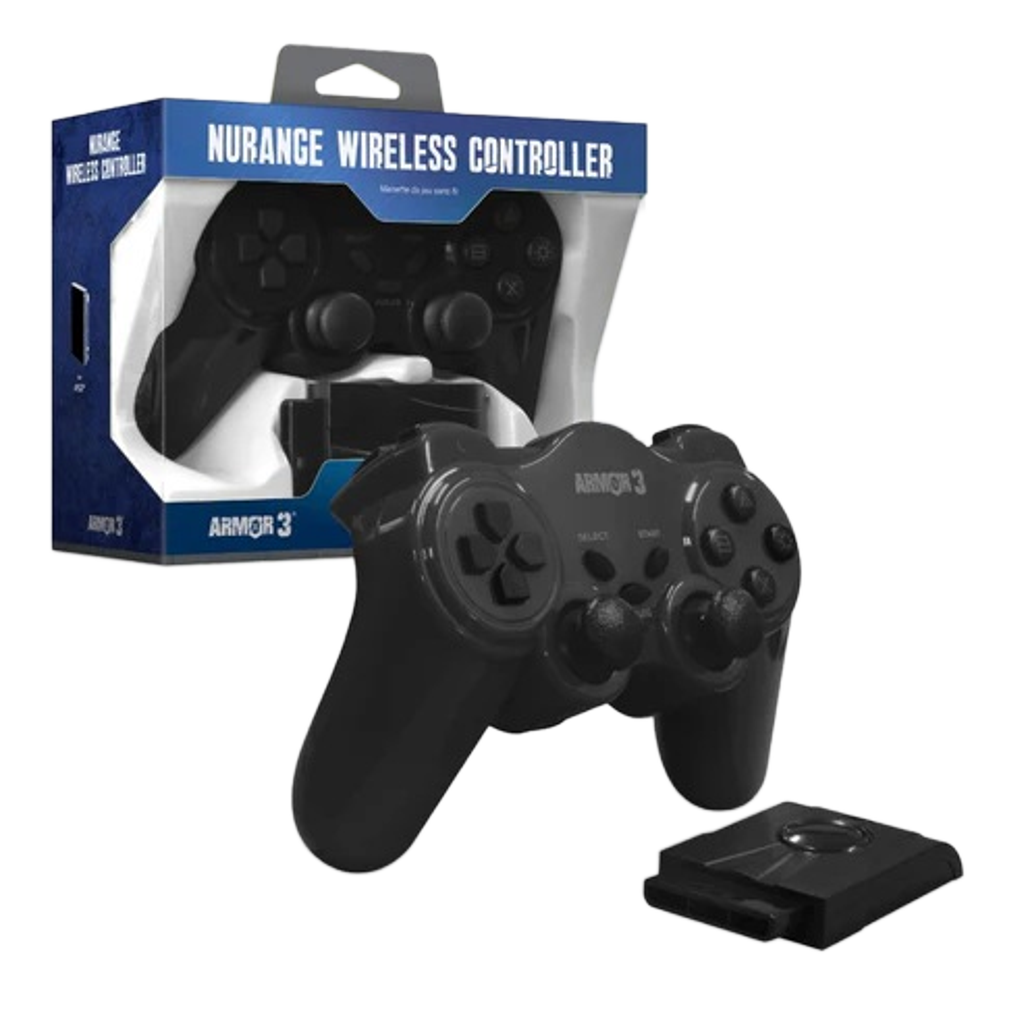 Armor3 NuRange Wireless Game Controller プレイステーション2 専用 ワイヤレスコントローラー 2.4GHz無線レシーバー付属 全2色