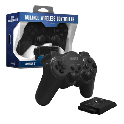 Armor3 NuRange Wireless Game Controller プレイステーション2 専用 ワイヤレスコントローラー 2.4GHz無線レシーバー付属 全2色