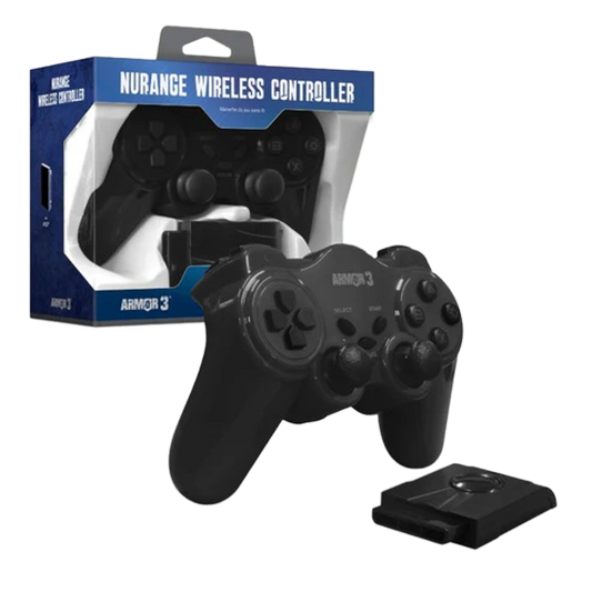 Armor3 NuRange Wireless Game Controller プレイステーション2 専用 ワイヤレスコントローラー 2.4GHz無線レシーバー付属 全2色