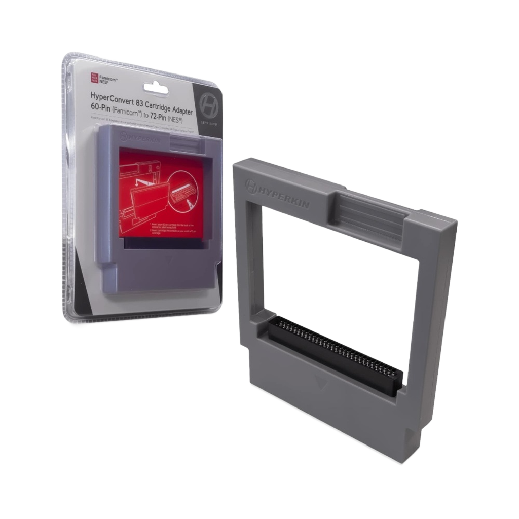 Hyperkin HyperConvert 83/60ピン Famicom® to NES® カートリッジ変換アダプター｜日本版ファミコン用ゲームをNES®本体でプレイ可能に｜レトロゲーム互換アクセサリー