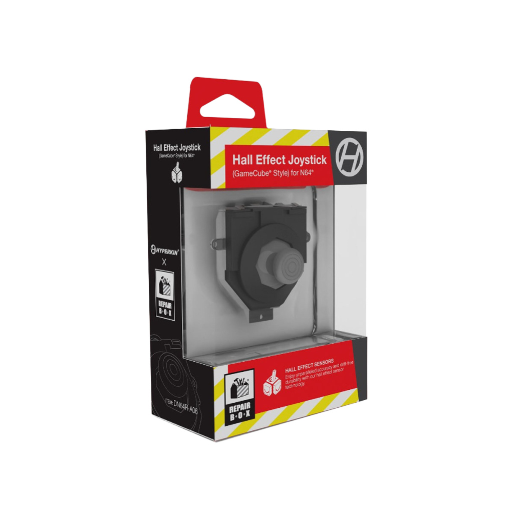 Hyperkin Hall Effect Joystick Module N64コントローラー用 ホールエフェクト アナログスティック交換モジュール ゲームキューブスタイル 磁気センサー ドリフト対策