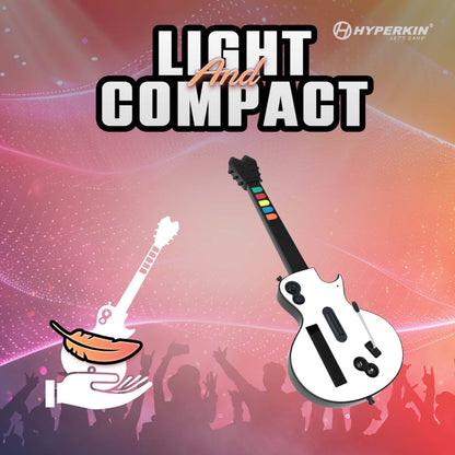 Hyperkin Hyper Strummer Wireless Guitar ワイヤレスギターコントローラー Wii Wii U対応 ギターヒーロー ロックバンド対応 音楽ゲーム専用周辺機器