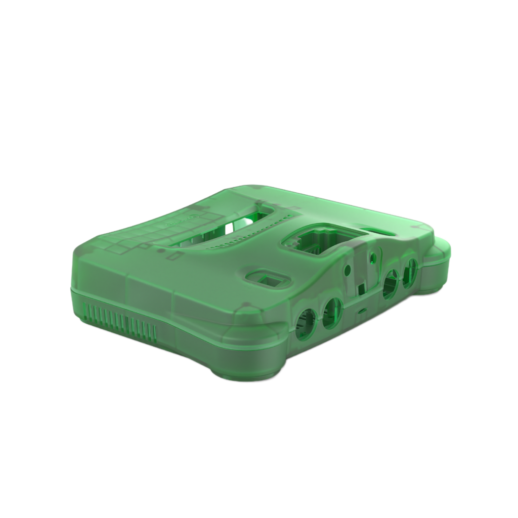 Hyperkin RepairBox カスタムカラー外装シェル グリーン｜N64™本体用交換ケースキット｜レトロゲーム機の修理・カスタマイズに最適｜ネジ・イジェクトパーツ付きフルセット【全3色】