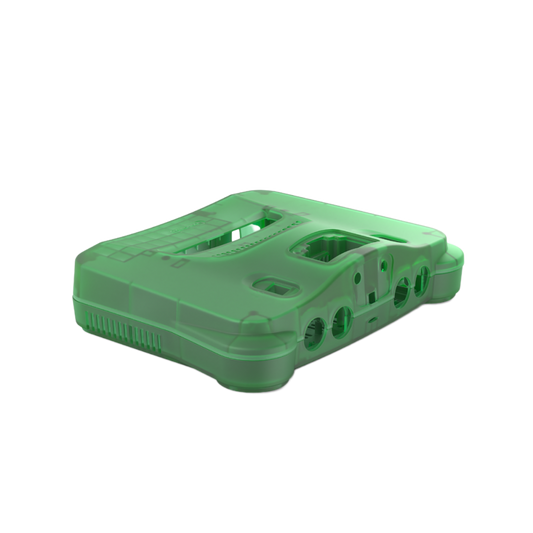Hyperkin RepairBox カスタムカラー外装シェル グリーン｜N64™本体用交換ケースキット｜レトロゲーム機の修理・カスタマイズに最適｜ネジ・イジェクトパーツ付きフルセット【全3色】