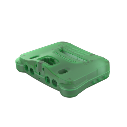 Hyperkin RepairBox カスタムカラー外装シェル グリーン｜N64™本体用交換ケースキット｜レトロゲーム機の修理・カスタマイズに最適｜ネジ・イジェクトパーツ付きフルセット【全3色】