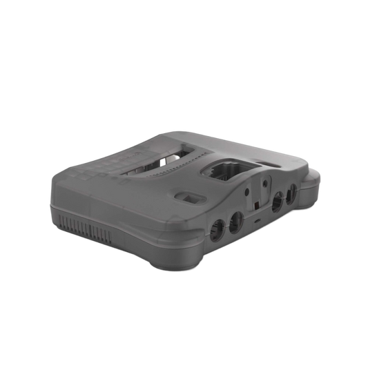 Hyperkin RepairBox カスタムカラー外装シェル スモークグレー｜N64™本体用交換ケースキット｜レトロゲーム機の修理・カスタマイズに最適｜ネジ・イジェクトパーツ付きフルセット【全3色】