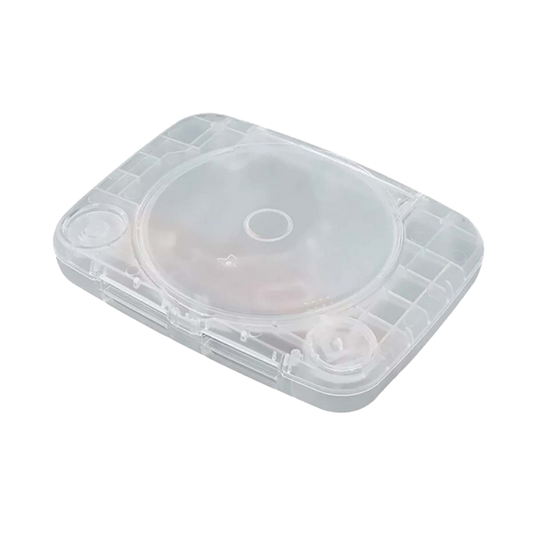 Hyperkin RepairBox カスタムカラーシェル for PS One クリア|交換用 外装ケース|レトロゲーム機 本体カスタマイズ・修理用|ネジ・パーツ付きフルセット