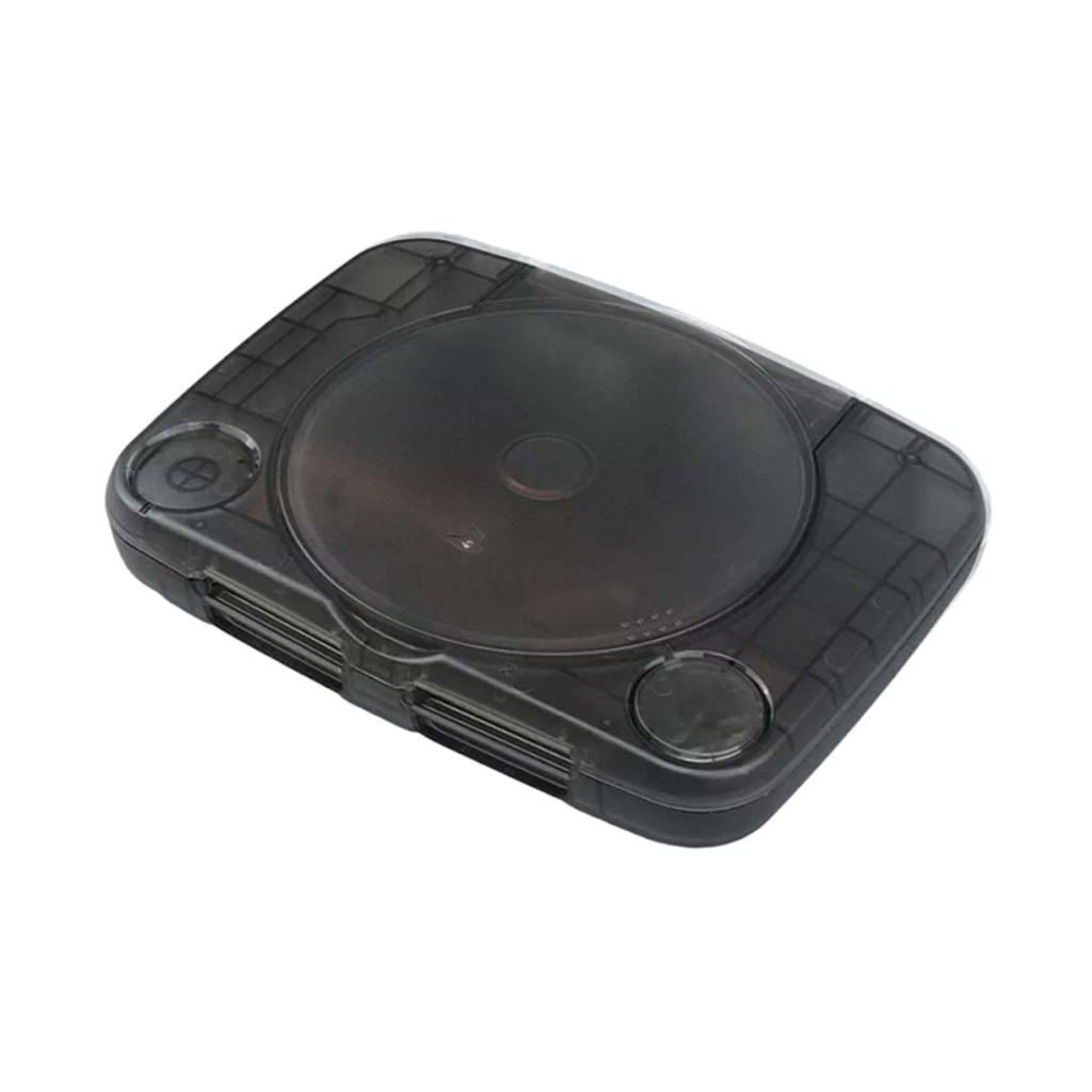 Hyperkin RepairBox カスタムカラーシェル for PS One スモークグレイ|交換用 外装ケース|レトロゲーム機 本体カスタマイズ・修理用|ネジ・パーツ付きフルセット