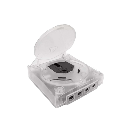 Hyperkin RepairBox カスタムカラー外装シェル クリア｜SEGA Dreamcast™本体用 交換ケースセット｜レトロゲーム機の修理・カスタマイズに｜ネジ・ボタン付きフルパッケージ【全2色】