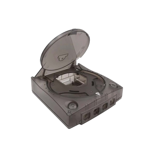 Hyperkin RepairBox カスタムカラー外装シェル スモークグレー｜SEGA Dreamcast™本体用 交換ケースセット｜レトロゲーム機の修理・カスタマイズに｜ネジ・ボタン付きフルパッケージ【全2色】