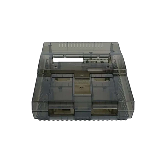 Hyperkin RepairBox カスタムカラーシェル for Super NES スモークグレイ|交換用 外装ケース|レトロゲーム機 本体カスタマイズ・修理用|ネジ・パーツ付きフルセット