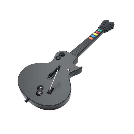 Hyperkin Hyper Jammer Wireless Guitar ワイヤレスギターコントローラー PC PS3対応 クローンヒーロー ギターヒーロー対応 音楽ゲーム専用周辺機器 ブラック