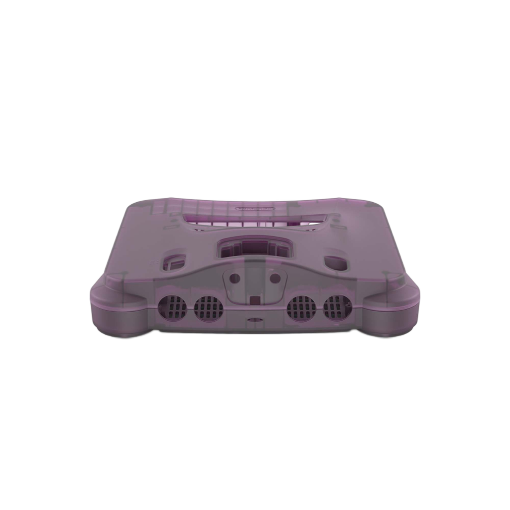 Hyperkin RepairBox カスタムカラー外装シェル パープル｜N64™本体用交換ケースキット｜レトロゲーム機の修理・カスタマイズに最適｜ネジ・イジェクトパーツ付きフルセット【全3色】