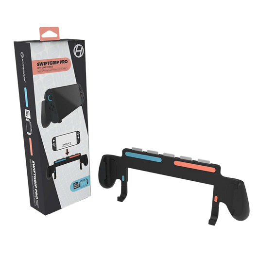 Hyperkin SwiftGrip Nintendo Switch 2 専用｜携帯モードに最適なエルゴノミックグリップ＋ゲームソフト4枚収納で利便性抜群 長時間プレイを支えるアクセサリー