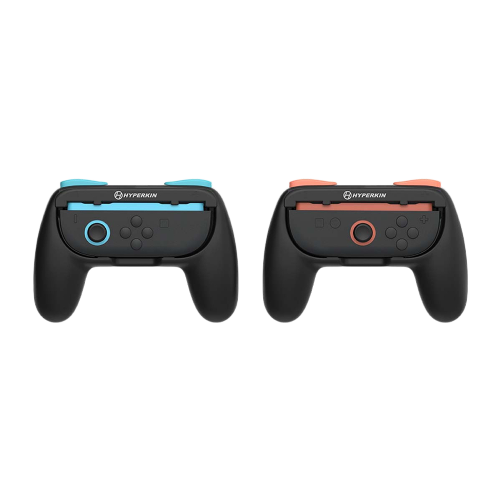 Hyperkin Proハンドルアタッチメント2個セット Nintendo Switch 2 Joy-Con専用 ブラック｜グリップ強化で快適操作＆長時間プレイに最適なアクセサリー