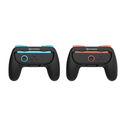 Hyperkin Proハンドルアタッチメント2個セット Nintendo Switch 2 Joy-Con専用 ブラック｜グリップ強化で快適操作＆長時間プレイに最適なアクセサリー