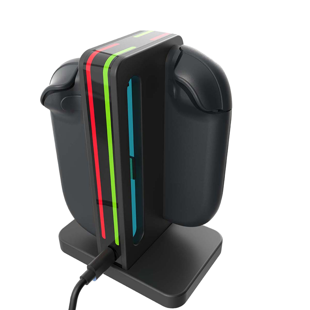 Hyperkin Power Spire Joy-Con 充電ドック Nintendo Switch 2 対応｜最大4台同時充電＆インジケーター搭載 スタイリッシュな縦型スタンド設計