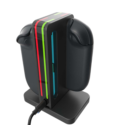 Hyperkin Power Spire Joy-Con 充電ドック Nintendo Switch 2 対応｜最大4台同時充電＆インジケーター搭載 スタイリッシュな縦型スタンド設計