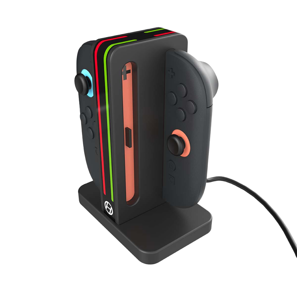 Hyperkin Power Spire Joy-Con 充電ドック Nintendo Switch 2 対応｜最大4台同時充電＆インジケーター搭載 スタイリッシュな縦型スタンド設計