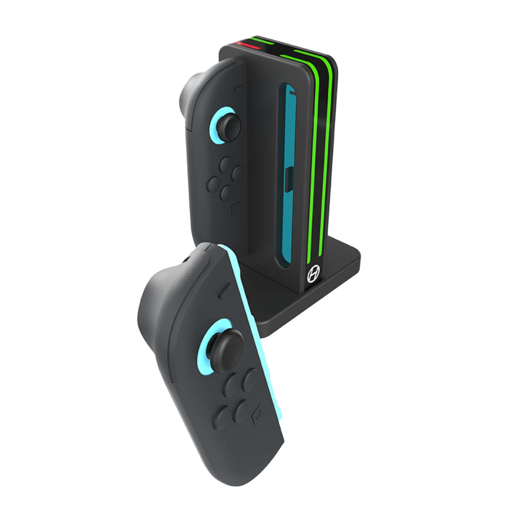 Hyperkin Power Spire Joy-Con 充電ドック Nintendo Switch 2 対応｜最大4台同時充電＆インジケーター搭載 スタイリッシュな縦型スタンド設計