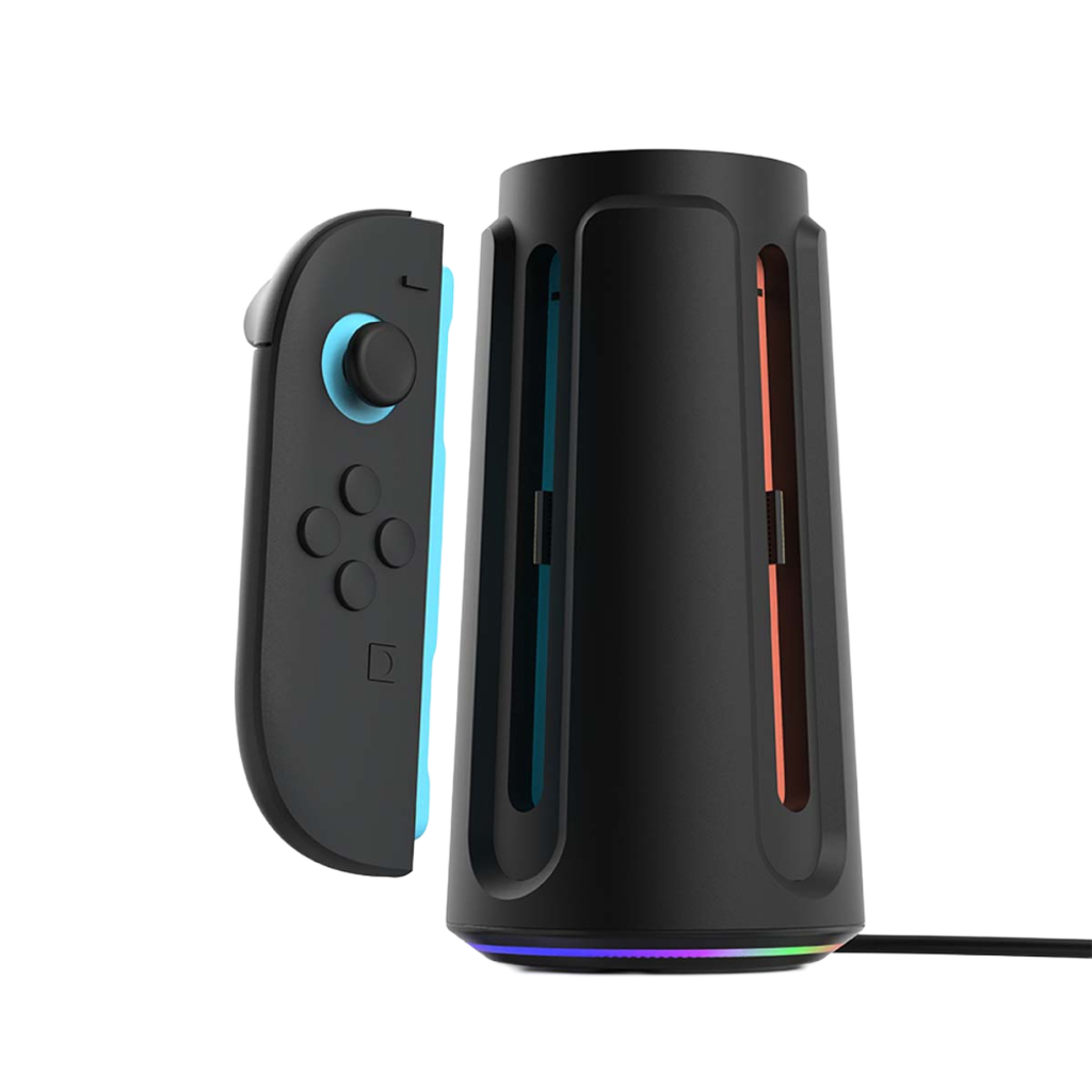 Hyperkin Power Beacon Joy-Con 充電タワー Nintendo Switch 2対応｜最大4台同時充電・LEDインジケーター付き・縦型スタンドタイプ Joy-Con専用充電ステーション