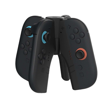 Hyperkin UltraBeam II プロジェクション機能付き Joy-Con充電グリップ Nintendo Switch 2対応｜LEDプロジェクター搭載・人間工学設計・USB-C充電対応・Joy-Con専用充電ハンドル