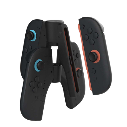 Hyperkin UltraBeam II プロジェクション機能付き Joy-Con充電グリップ Nintendo Switch 2対応｜LEDプロジェクター搭載・人間工学設計・USB-C充電対応・Joy-Con専用充電ハンドル