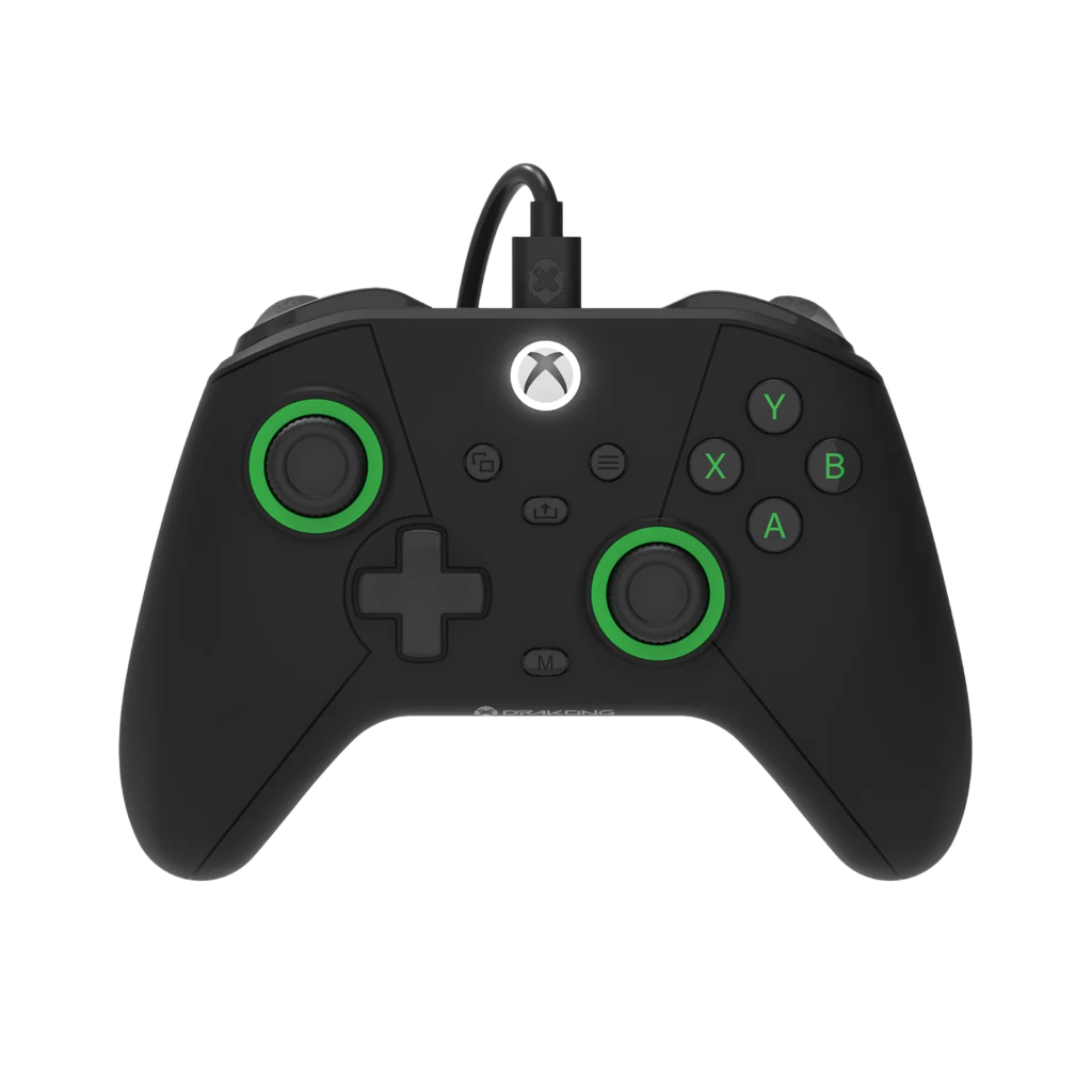 Hyperkin Drakong The Challenger 有線コントローラー ブラック Xbox Series X|S / Xbox One / Windows 10・11対応 ホールエフェクトスティック 250Hzポーリング USB-C接続 背面ボタン AUX入力 ゲームパッド