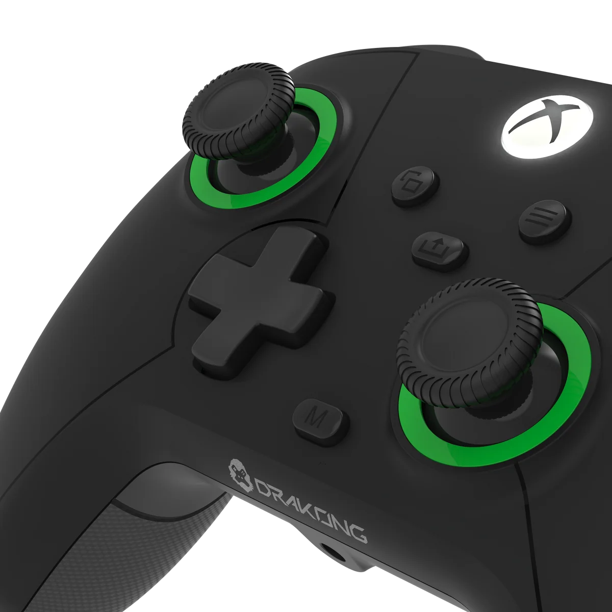Hyperkin Drakong The Challenger 有線コントローラー ブラック Xbox Series X|S / Xbox One / Windows 10・11対応 ホールエフェクトスティック 250Hzポーリング USB-C接続 背面ボタン AUX入力 ゲームパッド