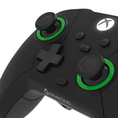 Hyperkin Drakong The Challenger 有線コントローラー ブラック Xbox Series X|S / Xbox One / Windows 10・11対応 ホールエフェクトスティック 250Hzポーリング USB-C接続 背面ボタン AUX入力 ゲームパッド