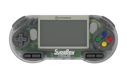 Hyperkin SupaBoy スパボーイ スーファミ携帯ゲーム機 スーパーファミコン互換機 SFC/SNESカートリッジ対応 NTSC/PAL対応 4.3インチ液晶 アスペクト比切替 AV出力 テレビ接続 新色クリムゾン/プライム 全2色 ハイパーキン