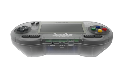 Hyperkin SupaBoy スパボーイ スーファミ携帯ゲーム機 スーパーファミコン互換機 SFC/SNESカートリッジ対応 NTSC/PAL対応 4.3インチ液晶 アスペクト比切替 AV出力 テレビ接続 新色クリムゾン/プライム 全2色 ハイパーキン