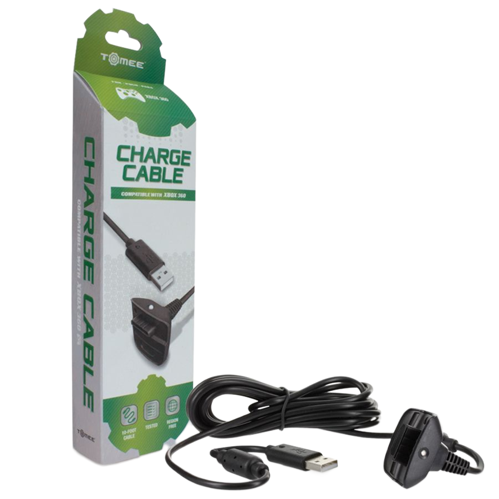 Tomee Xbox 360® コントローラー充電ケーブル – 高耐久＆長寿命設計