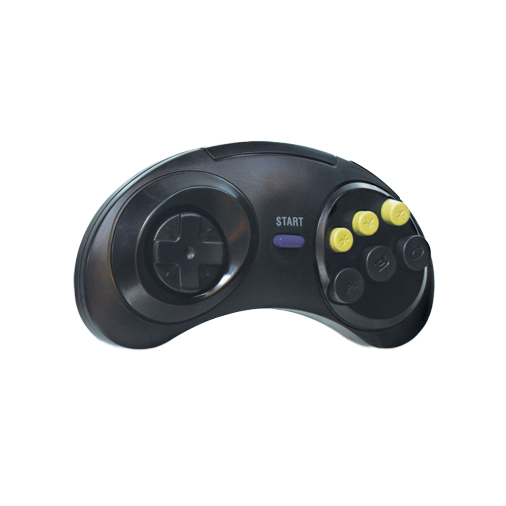 Cirka USB Controller 有線レトロゲームコントローラー PC Mac対応 前面6ボタン仕様 軽量 エミュレータ 格闘ゲーム最適化設計