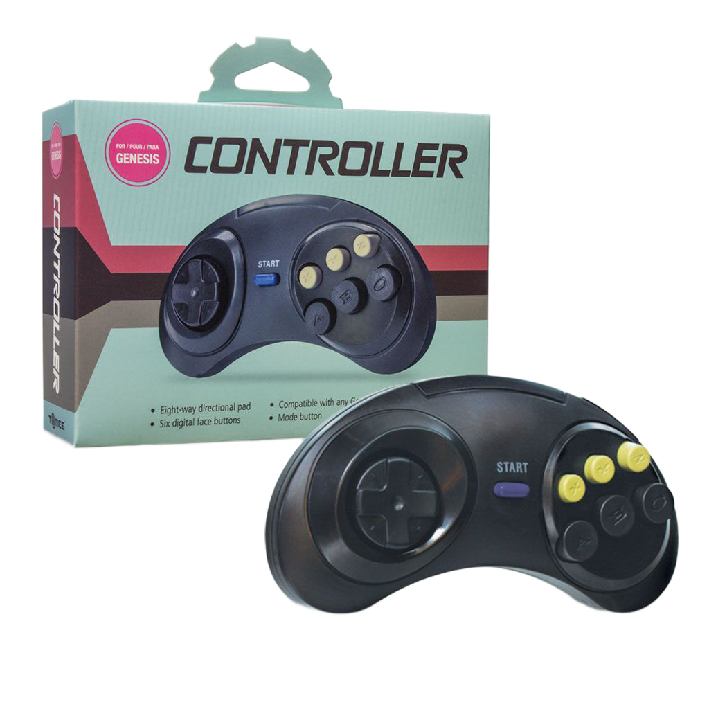 Cirka USB Controller 有線レトロゲームコントローラー PC Mac対応 前面6ボタン仕様 軽量 エミュレータ 格闘ゲーム最適化設計