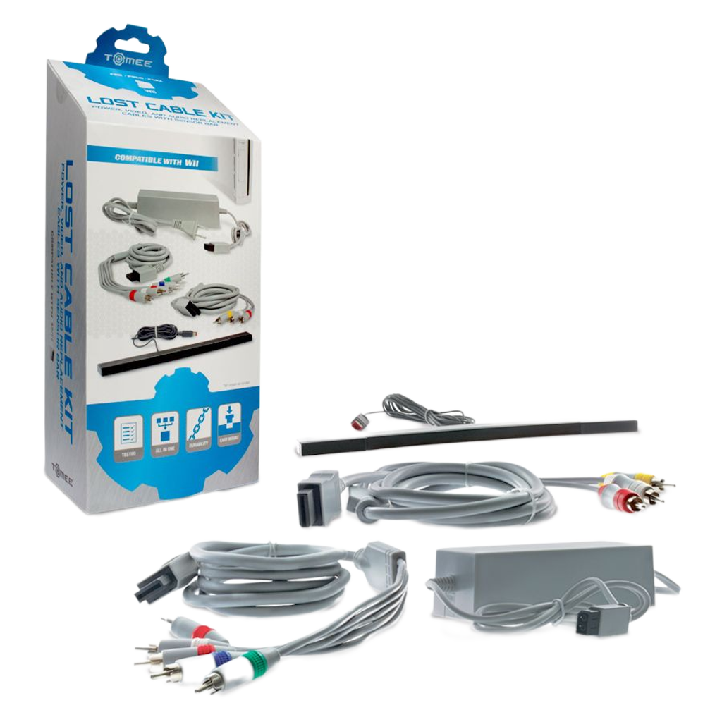 Tomee Wii™ ロストケーブルキット – 失くしたWii™のケーブルを一括補充！