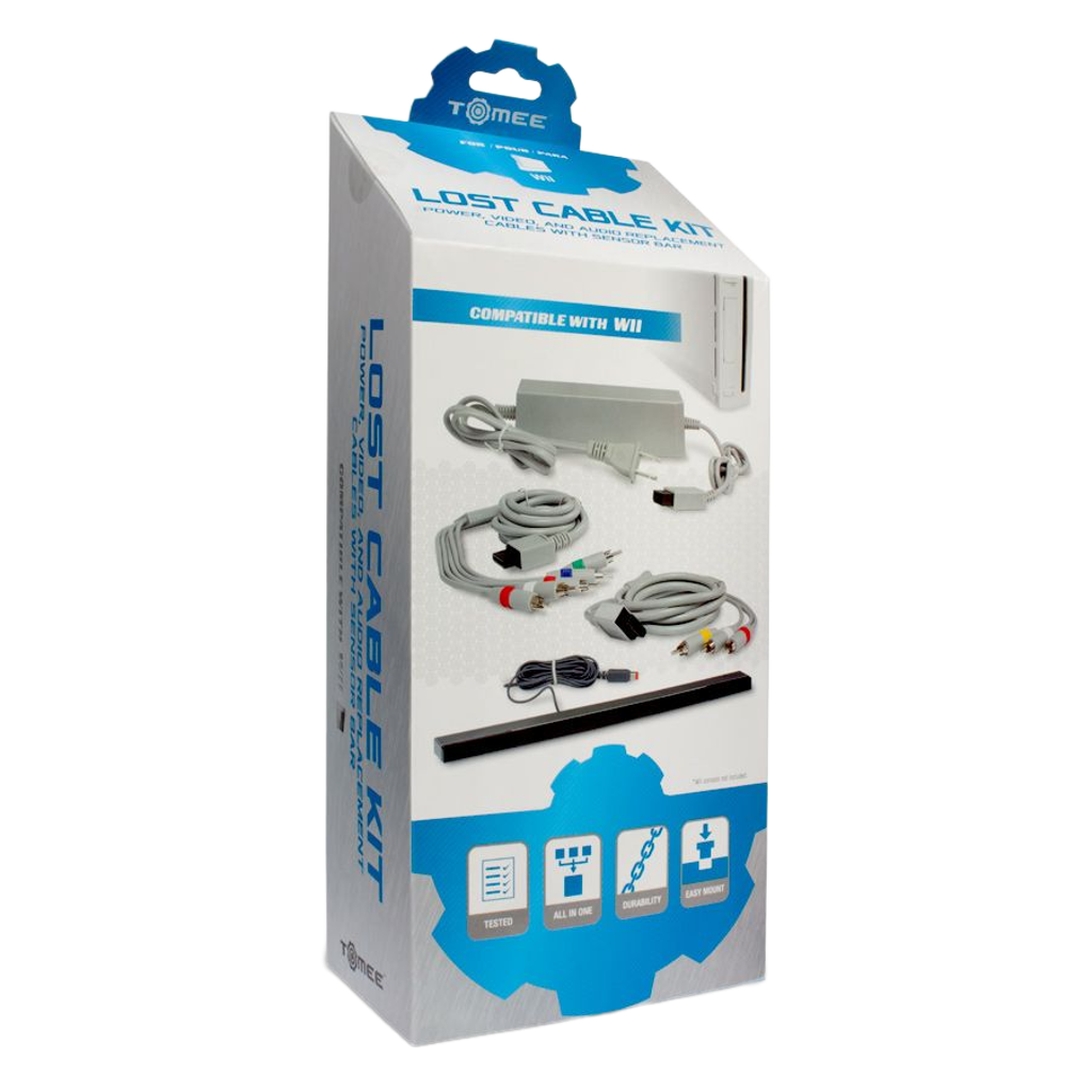 Tomee Wii™ ロストケーブルキット – 失くしたWii™のケーブルを一括補充！