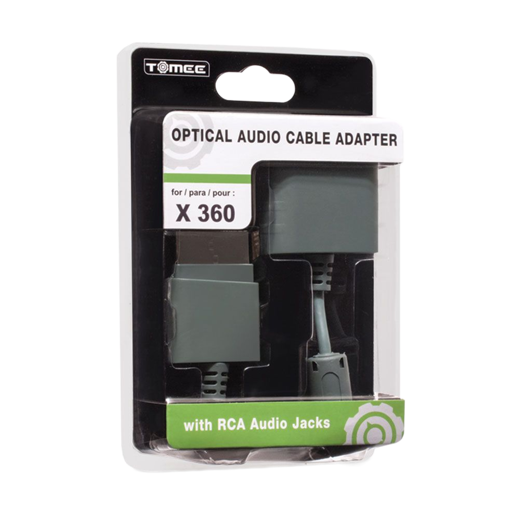 Tomee Xbox 360® Optical Audio Cable Adapter – 高音質デジタルサウンドを実現