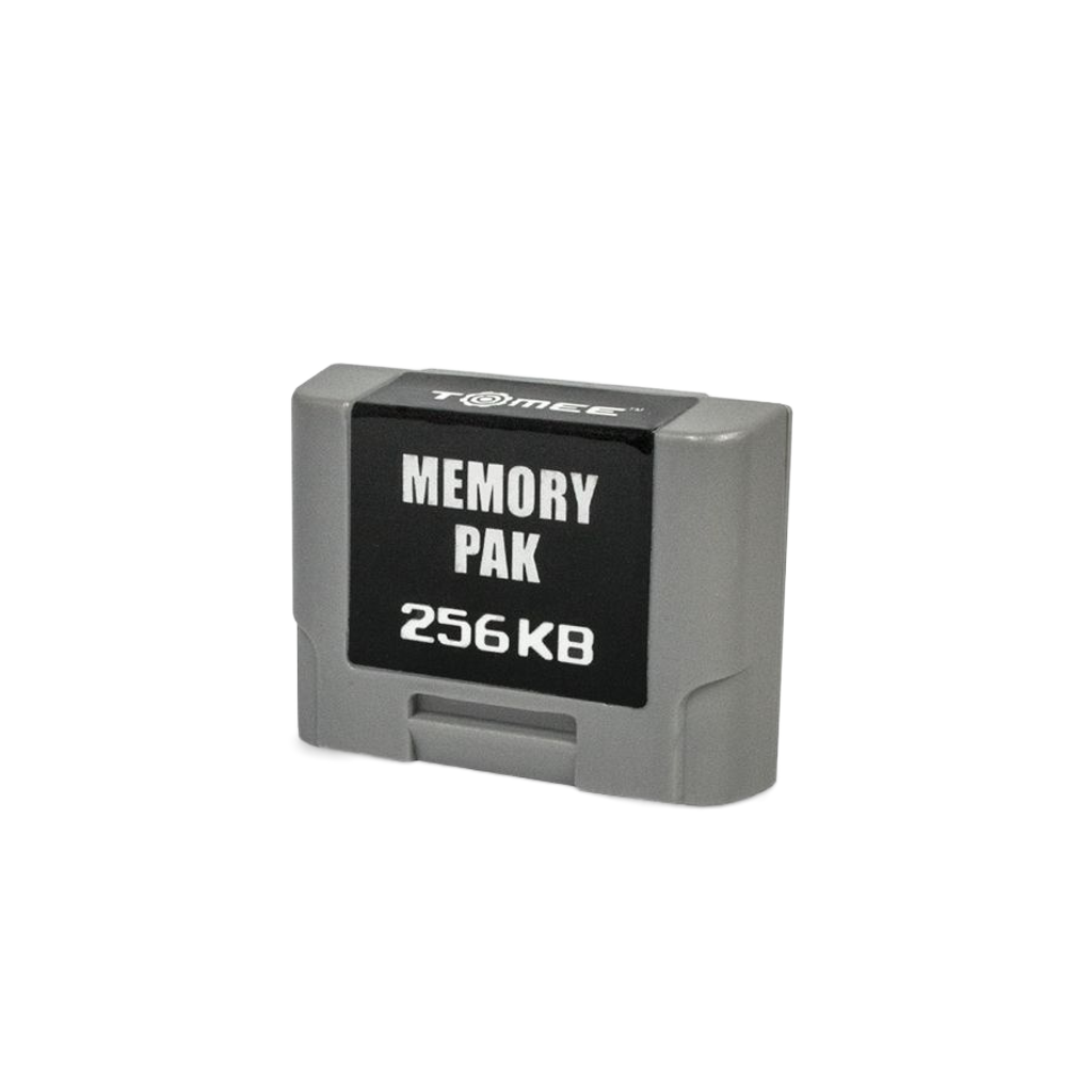 Tomee N64対応 256KB メモリーカード｜便利なバックアップ用メモリパック｜Nintendo 64®ゲームのセーブデータ保存に対応