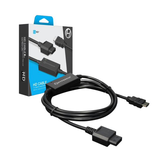 Hyperkin HD Cable for Wii 任天堂Wii専用 HDMIコンバーターケーブル 480pプログレッシブ高画質対応 7フィート長 ハイパーキン