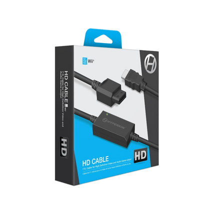 Hyperkin HD Cable for Wii 任天堂Wii専用 HDMIコンバーターケーブル 480pプログレッシブ高画質対応 7フィート長 ハイパーキン