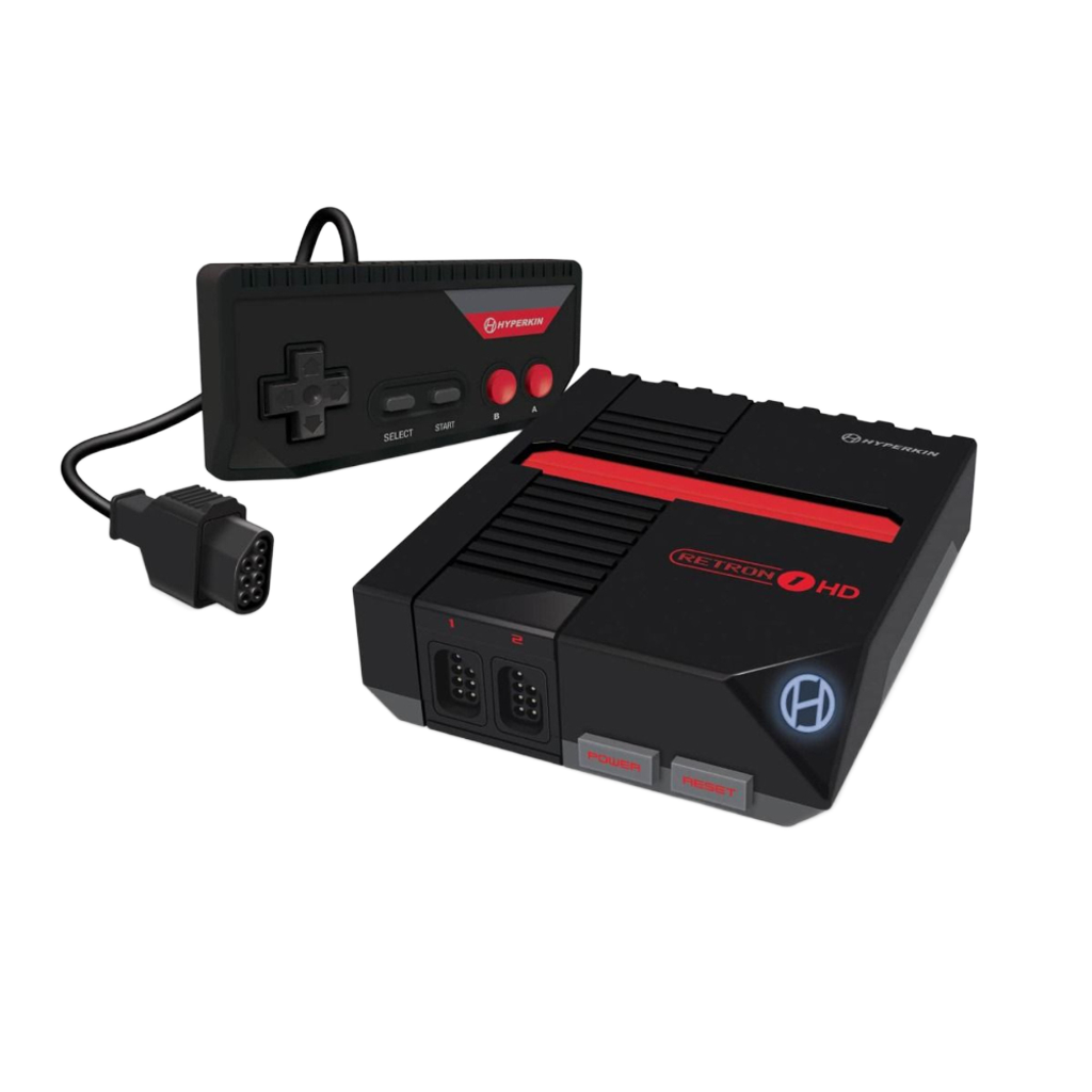 Hyperkin RetroN 1 HD レトロゲーム互換機 HDMI対応 720p HD出力 海外版ファミコン NES対応 実機コントローラー接続可能 ブラック