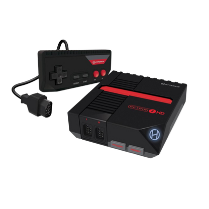 Hyperkin RetroN 1 HD レトロゲーム互換機 HDMI対応 720p HD出力 海外版ファミコン NES対応 実機コントローラー接続可能 ブラック