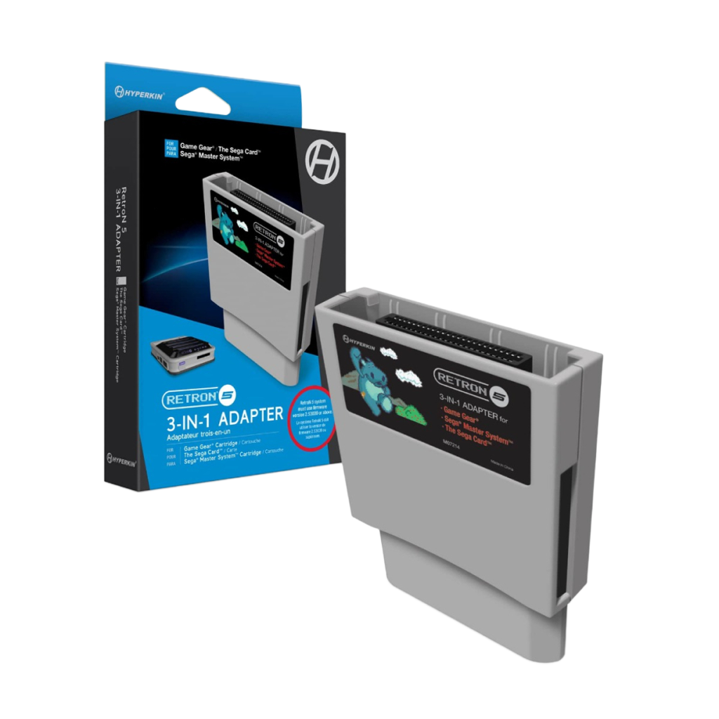 Hyperkin RetroN 5 3-in-1 Adapter ゲームギア マスターシステム マイカード対応 3イン1変換アダプター レトロゲーム互換機用周辺機器