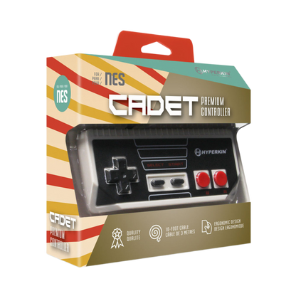 Hyperkin Cadet Premium Controller プレミアム有線コントローラー ニューファミコン 海外版ファミコン NES対応 クラシックゲームコントローラー